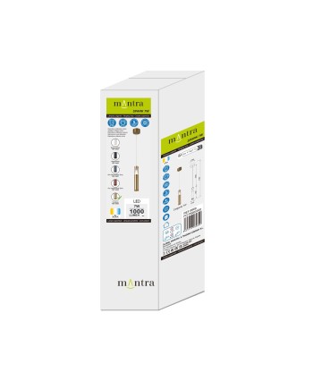 SPARK * COLGANTE 1L LED 7W - ORO PINTURA